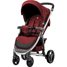 Коляска прогулочная CARRELLO Vista CRL-8505 Ruby Red в льне (Вел0794)