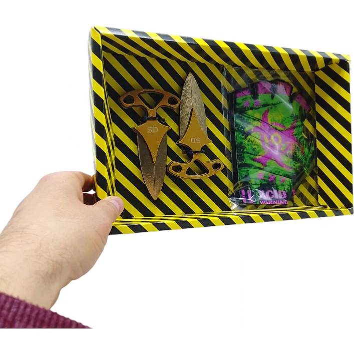 BOX сувенирный набор ножей "GOLD Daggers"