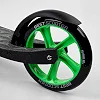 Самокат двухколесный "Best Scooter" 62798 (2) колеса PU, d переднего колеса - 230мм, d заднего колеса - 180мм, 1 амортизатор передний, в коробке