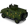 Модель серії "Шеврони Героїв" – КОЗАК 2М1 – "АЗОВ"