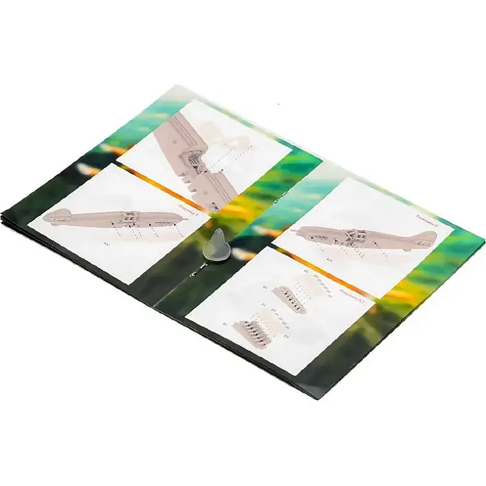 Деревянный 3D конструктор "Истребитель Bf 109" 258 дет. Puz-00942 г. 34.6*37.5*17.5см PuzzleOK (Дер3942)