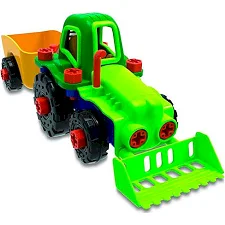 Конструктор Edu-Toys Трактор с шуруповертом 29 деталей (JS030)