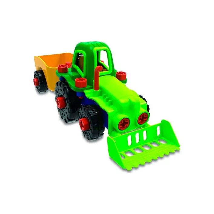 Конструктор Edu-Toys Трактор с шуруповертом 29 деталей (JS030)