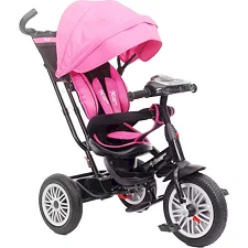 Велосипед 3-х колесный TR2406 с пультом, розовый
