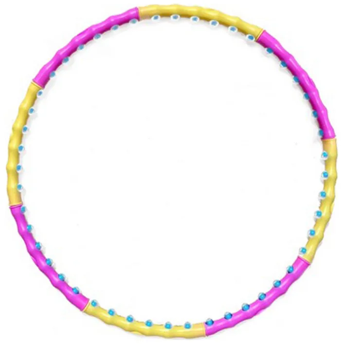 Обруч с массажными магнитными шариками Magnet Massage Hoop NE-F-52