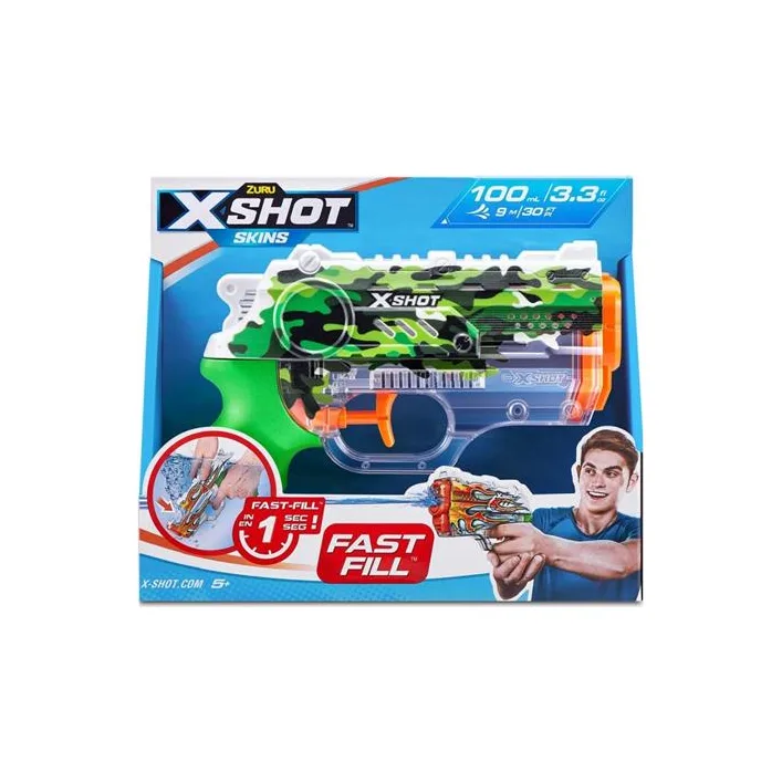 Водный бластер X-Shot Fast Fill Skins Nano Jungle Camo (11853B)