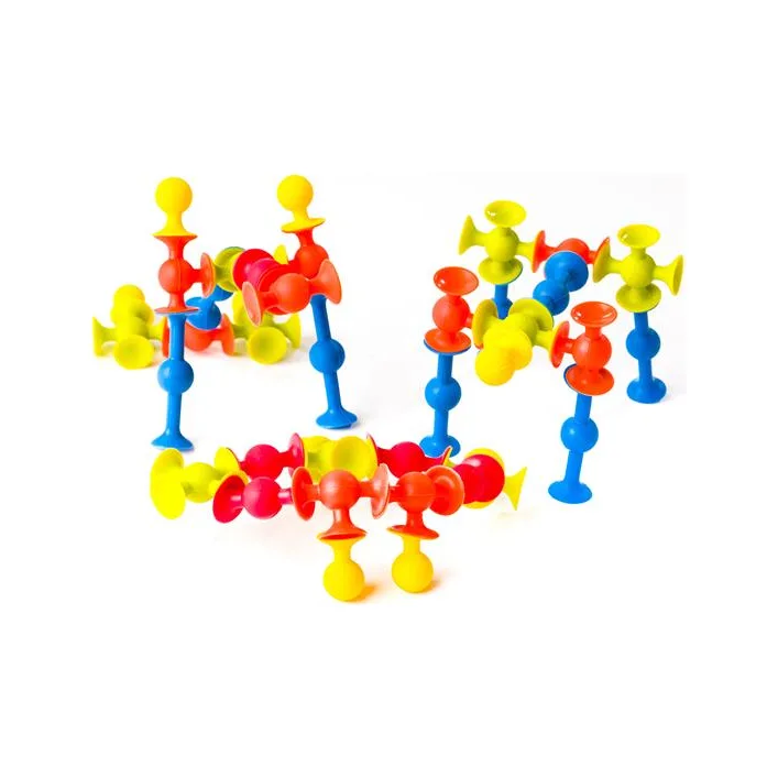 Конструктор Fat Brain Toys Mini Squigz на мини-присосках 75 деталей (F107ML)
