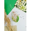 Набор для вышивания бисером украшения "Кукуруза" AD-235 на натуральном холсте
