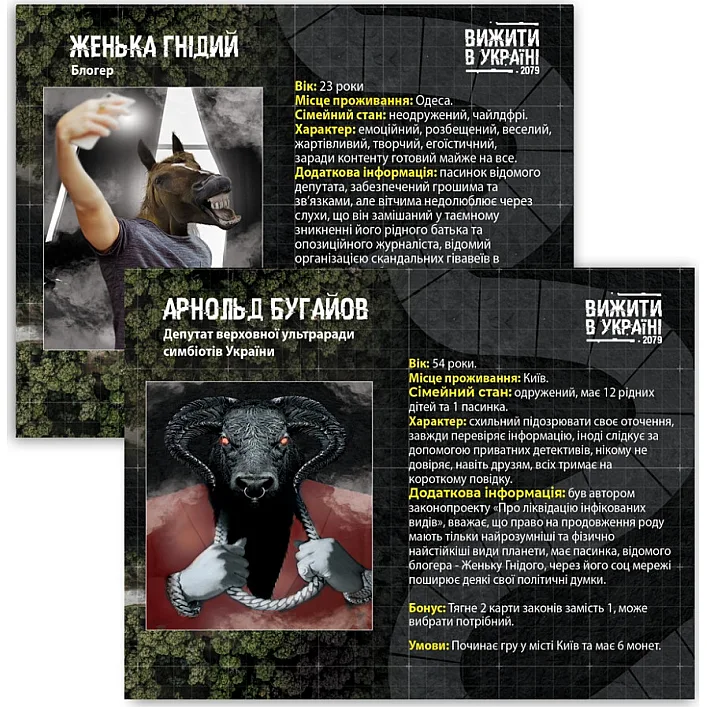 Настільна гра "Вижити в Україні 2079" PLR-0013