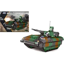 Конструктор "Бронетранспортер" 1238дет XB-06042 (Р) р.54*8*39см (Кон9860)