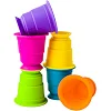 Тактильная игрушка Fat Brain Toys Suction Kupz Мягкие чашки 6 штук (FA183-1)
