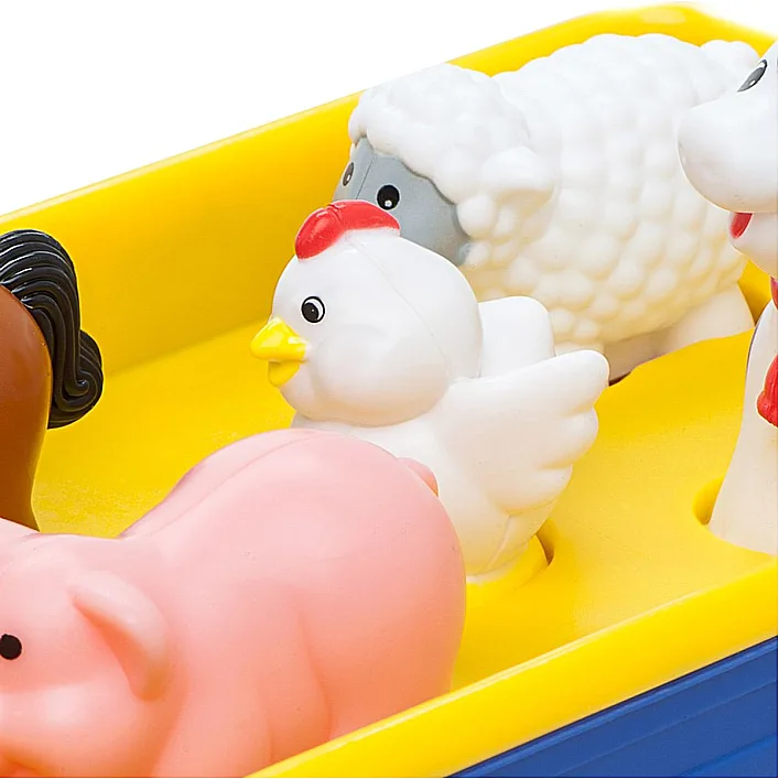 Ігровий набір ТРАКТОР З ТРЕЙЛЕРОМ 063180 KIDDI SMART (світло, українська) (Муз2504)