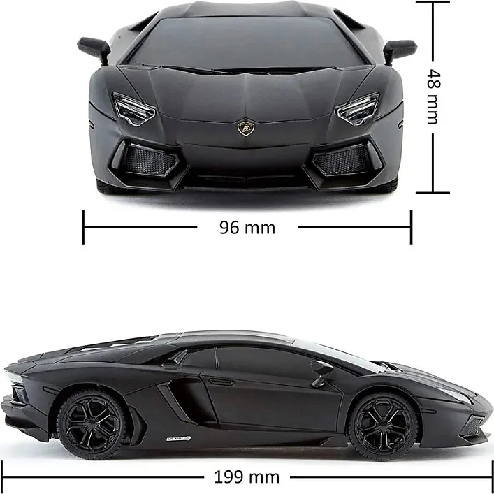 Автомобиль на радиоуправлении LAMBORGHINI AVENTADOR LP 700-4 KS DRIVE 124GLBB светятся фары