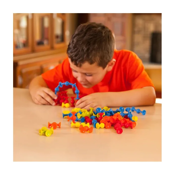 Конструктор Fat Brain Toys Mini Squigz на мини-присосках 75 деталей (F107ML)