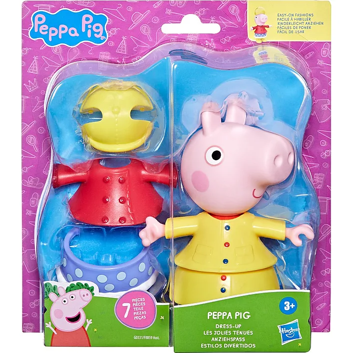 Игровой набор PEPPA FIGURINES серии "Модное приключение" - ОДЕЖИ ПЕППУ G0331 (Рез5289)
