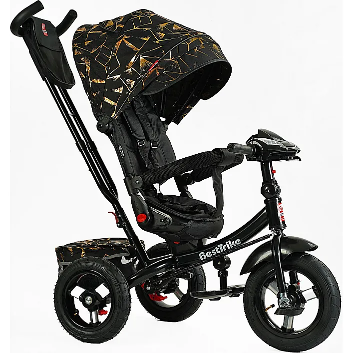 Велосипед 6088 F – 626-87 Best Trike (1) ПОВОРОТНОЕ СИДЕНИЕ, СЛОЖНОЕ КЕРМО, ФАРА МУЗЫКАЛЬНАЯ С USB,Bluetooth НАДУВНЫЕ КОЛЕСА, ПУЛЬТ ВКЛЮЧЕНИЯ СВЕТА И ЗВУКА