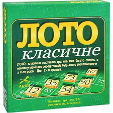 Настольная игра Лото классическое Arial 910046 на укр. языке