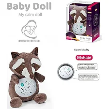 Ночник MBQ 661-11 A (18) “Енот”, подсветка, мелодии, проектор, в коробке