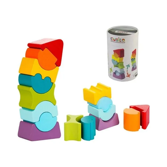 Деревянная игрушка "Пирамидка LD-8" арт. 12718 CUBIKA (Дер2748)