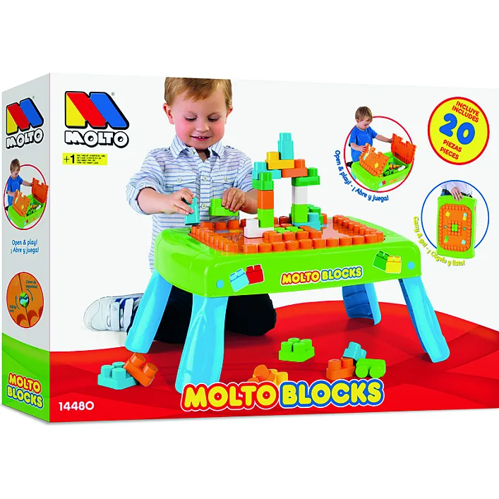 Ігровий центр з блоками, 20шт Molto (44802)