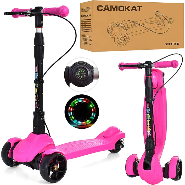 УЦІНКА! Самокат дитячий триколісний JR3-060-40-P-UC MAXI