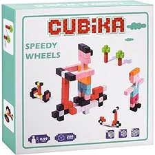 Деревянная игрушка Мозаика MD 1776(Turquoise) кубики, наклейки, 200 деталей
