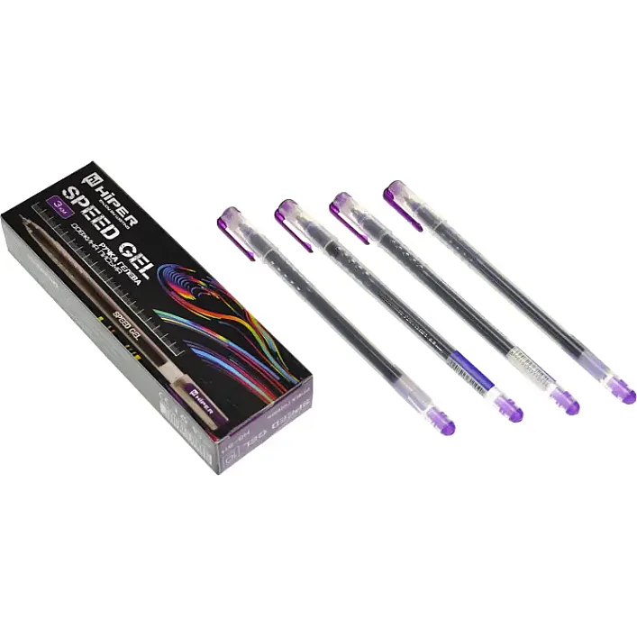 Ручка HIPER гелева HG-911 Speed Gel Фіолетова 3 км (Кнц9410)