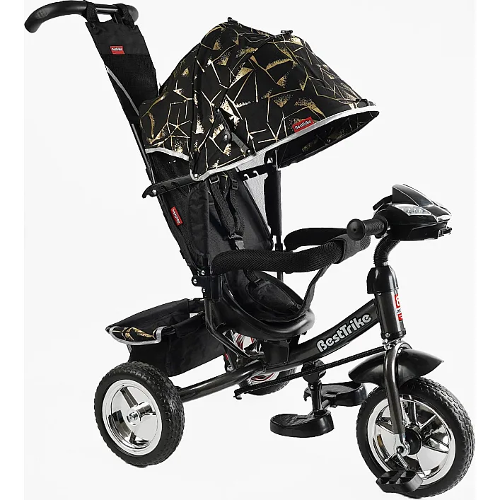 Велосипед 3-х колесный 6588 / 60-775 Best Trike (1) КОЛЕСО ПЕНА, d=25см переднее, d=20см задние, фара музыкальная, USB, Bluetooth, в коробке