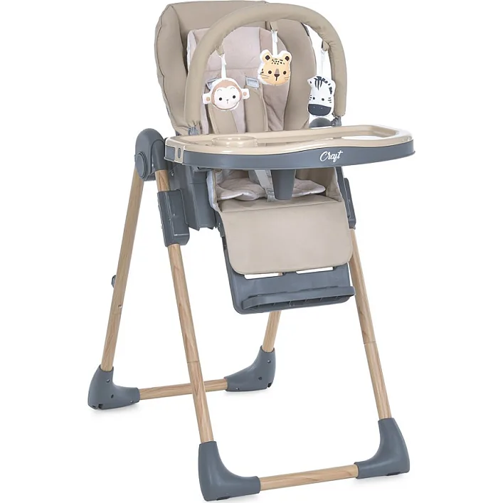 Стульчик для кормления CRAFT ME 1115-W Beige, до 15 кг