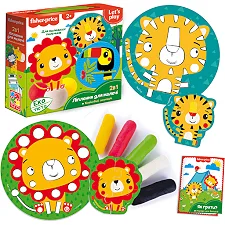 Набор для лепки с тестом "Fisher Price. Сказочный зоопарк" VT4502-03 VladiToys (Рез4502)