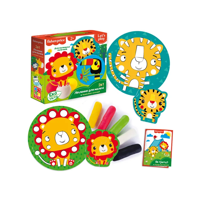 Набор для лепки с тестом "Fisher Price. Сказочный зоопарк" VT4502-03 VladiToys (Рез4502)