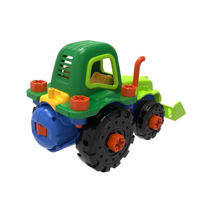 Конструктор Edu-Toys Трактор с шуруповертом 29 деталей (JS030)