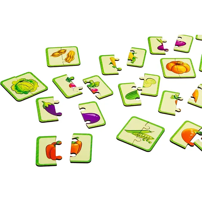 Деревянная головоломка "Овощи" Puz-95963 PuzzleOk (Дер9596)