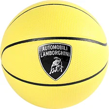 Баскетбольный мяч LAMBORGHINI, желтый, р.7 (31252)