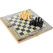 Набор настольных игр "Шахматы 3 в 1" 28ACD-1
