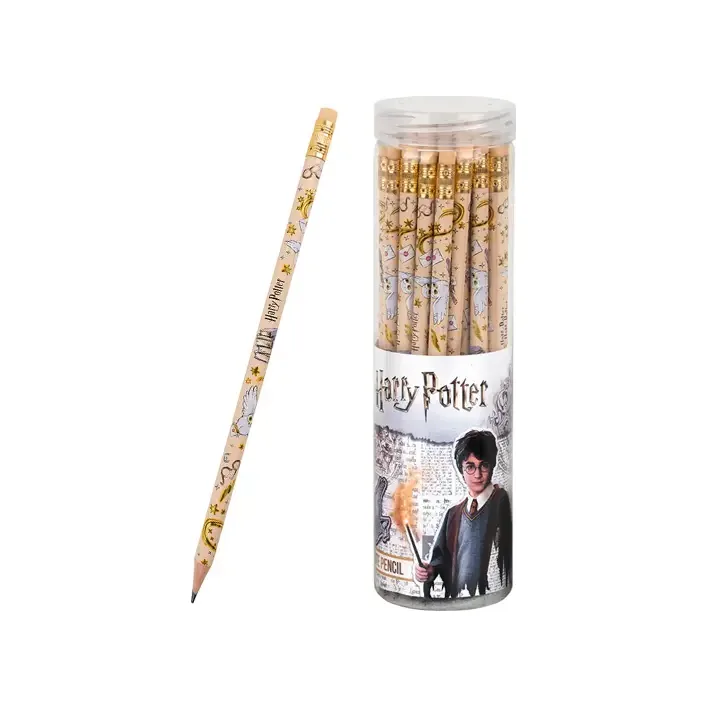 Карандаш графитный Kite с резинкой Harry Potter HP25-056, тубус (Кнц8563)