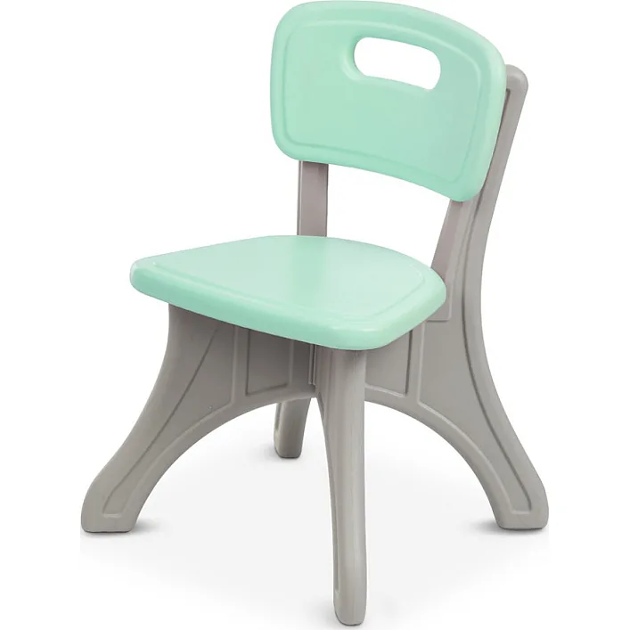 Детский столик с двумя стульями NEW TABLE-5 бежево-мятный