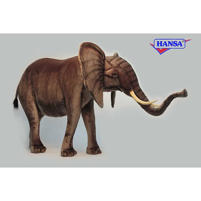 Анимированная игрушка Слон, стоящий H. 124см, HANSA (0029)