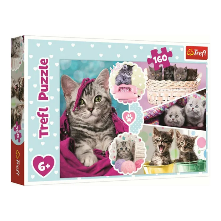Пазлы &ndash; 160 элм. - 15371 "Милые котята", Trefl (Паз1537)