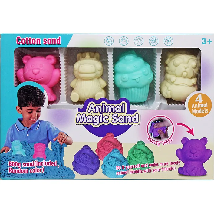 Кинетический песок "Animal magic sand"