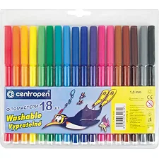 ФЛОМАСТЕРЫ Centropen 18 цветов 7790/18ТП (Кнц2163)