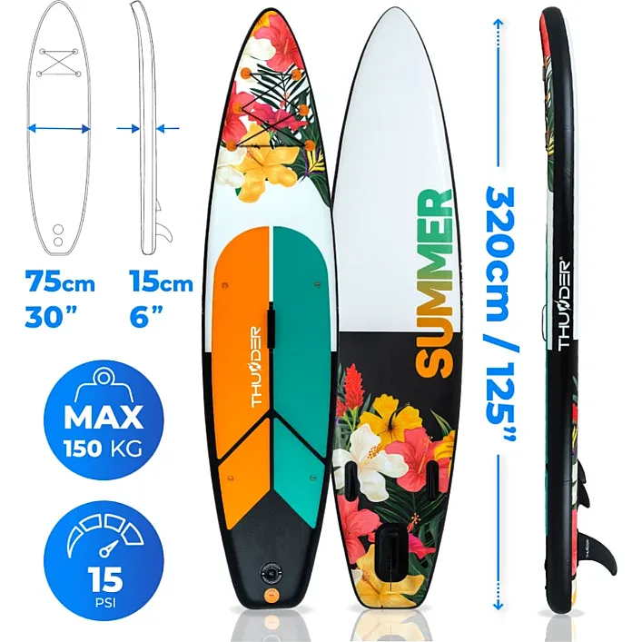 Надувная доска SUP (Сапборд) THUNDER NOX 320
