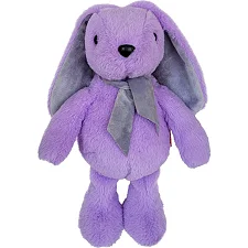 Игрушка мягконабивная. Зайка фиолетовая 33 см МС 080501-10 (Мяк5575)