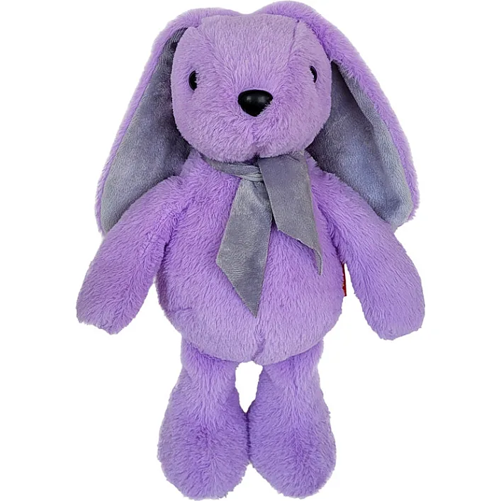 Игрушка мягконабивная. Зайка фиолетовая 33 см МС 080501-10 (Мяк5575)