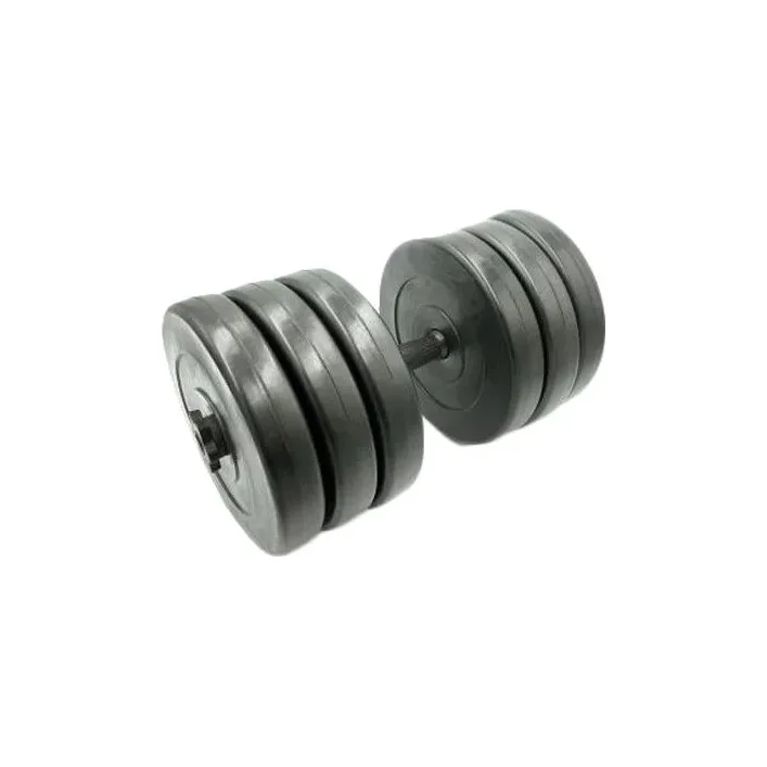 Гантель наборная композитная в пластиковой оболочке Rock pro 30,5 кг NE-PL-G-030