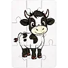 Деревянный пазл-раскраска "Коровка" А5 Puz-22936 PuzzleOK (Дер9936)