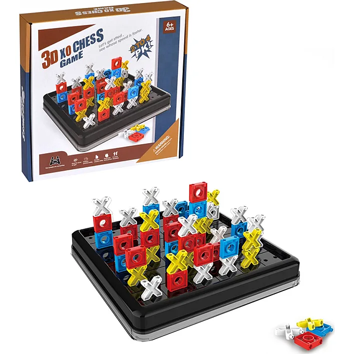 Настольная игра "Крестики-нолики" 288-9, 64 детали