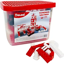 Конструктор 013888/01 "Пожежна частина " 248 дет. DOLONI (Кон8801)