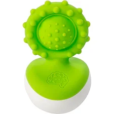 Прорезыватель-неваляшка Fat Brain Toys dimpl wobl зеленый (F2173ML)