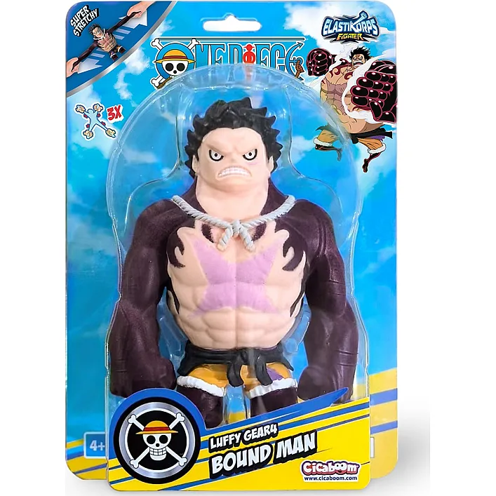 Стретч-іграшка ELASTIKORPS серії "One piece" – ЛУФФІ 4 ГІР. ПРУЖНА ЛЮДИНА